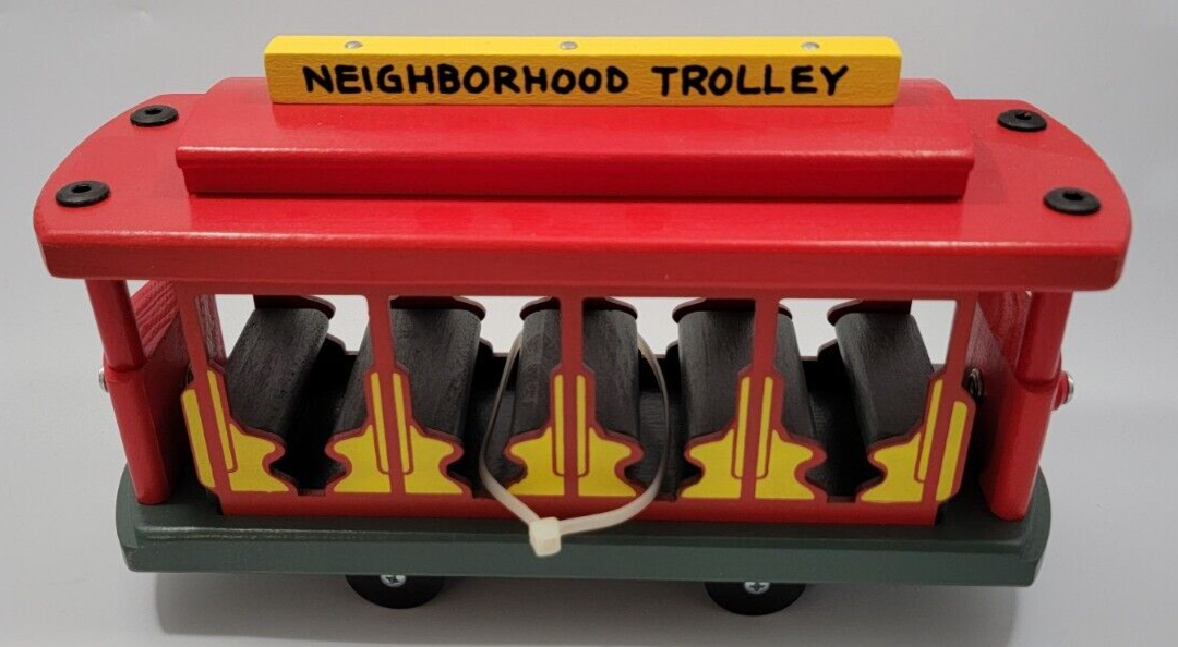 Holgate+Toys+Mr+Rogers+Neighborhood+Wooden+Trolley+Full+Size ...