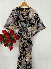 Indian Cotton Multi Kaftans Summer Dress Night Gown Maxi Bridal Caftan Dress