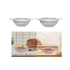 Fine Mesh Strainer Wide Rim Fine Mesh Net Colander for Strain Pasta Rinse