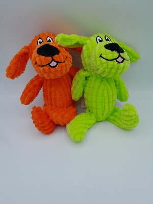 Two ASPCA Small Pixel Pup -  Squeaky Dog Toy 8  new no tag