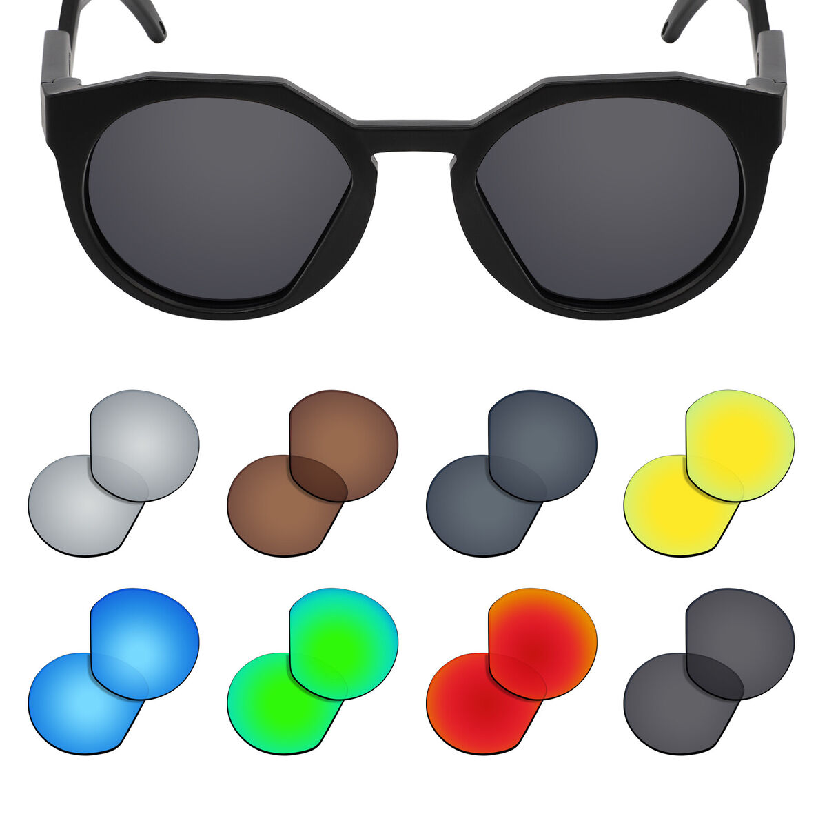 POLARIZED Replacement Lenses for-OAKLEY HSTN OO9464-50mm POLARIZED Replacement Lenses for-OAKLEY HSTN OO9464-50mm