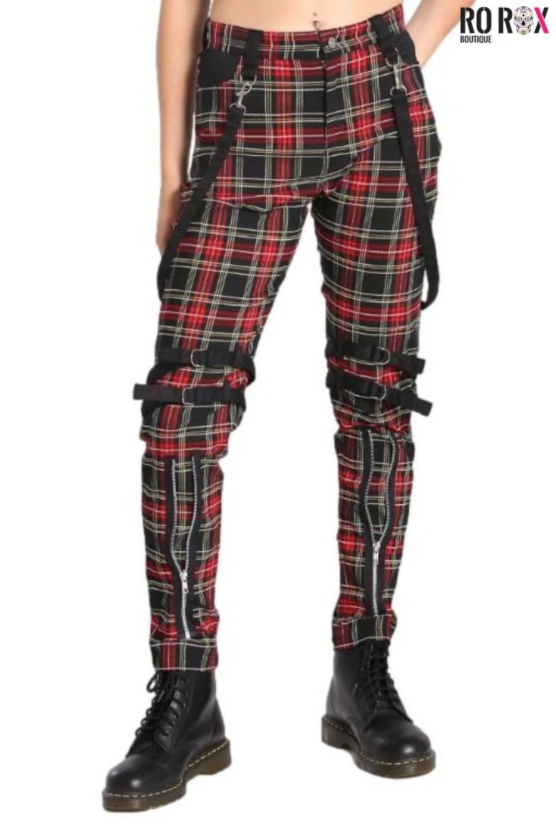 Grunge shop tartan trousers