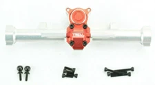 Treal Axial SCX24 Silver 7075 Aluminum Rear Axle Case Housing