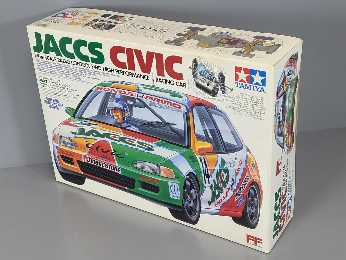 Rare 1994 New Tamiya 1/10 R/C Civic Jaccs FF-01 Chassis Rare 1994 New Tamiya 1/10 R/C Civic Jaccs FF-01 Chassis