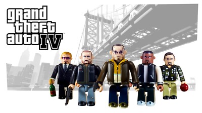 GTA 4 Grand Theft Auto IV Kubrick Figure Set | eBay