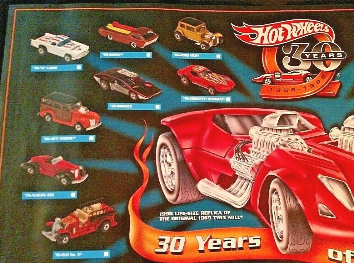 HOT WHEELS 30 YEARS OF COOL (1968-1998) TARGET 30TH ANNIVERSARY 18