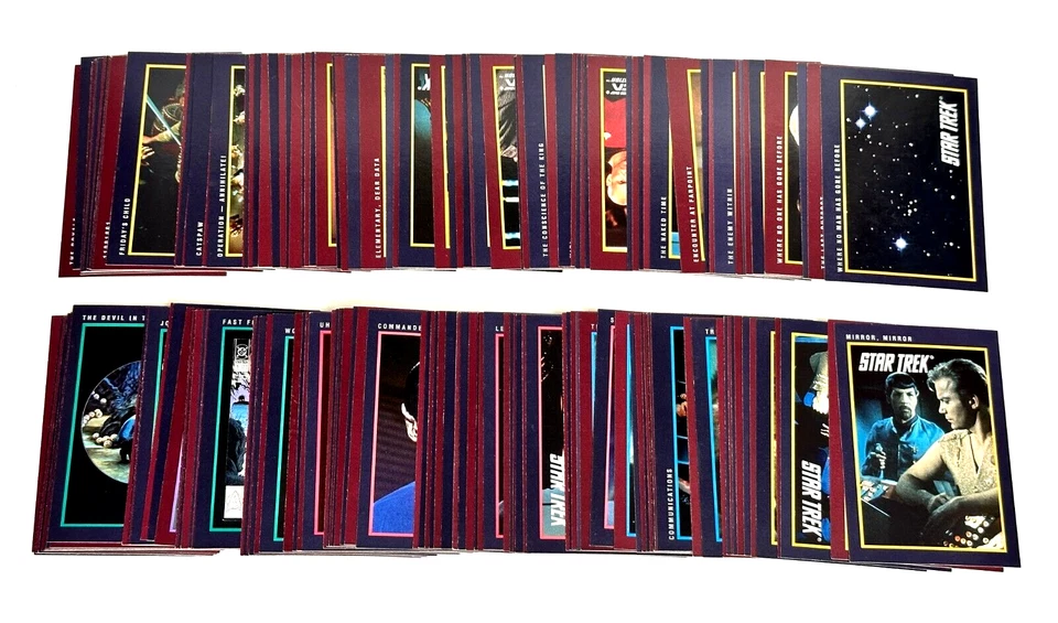 Полный набор коллекционных карт 1991 Star Trek 25th Anniversary серии 1 и 2 1-310 - Изображение 4 из 4