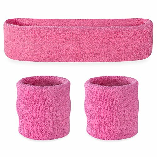 Suddora Pink Headband/Wristband Set Sports Sweatbands for Head and Wrist eBay