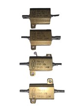 Dale RH-10 series wirewound resistor, 25 Ohms, 10 watt, 3 New Pack Of 4 