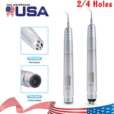 Dental Ultrasonic Air Perio Scaler Handpiece Hygienist 2/4Hole 3 Original Tip po