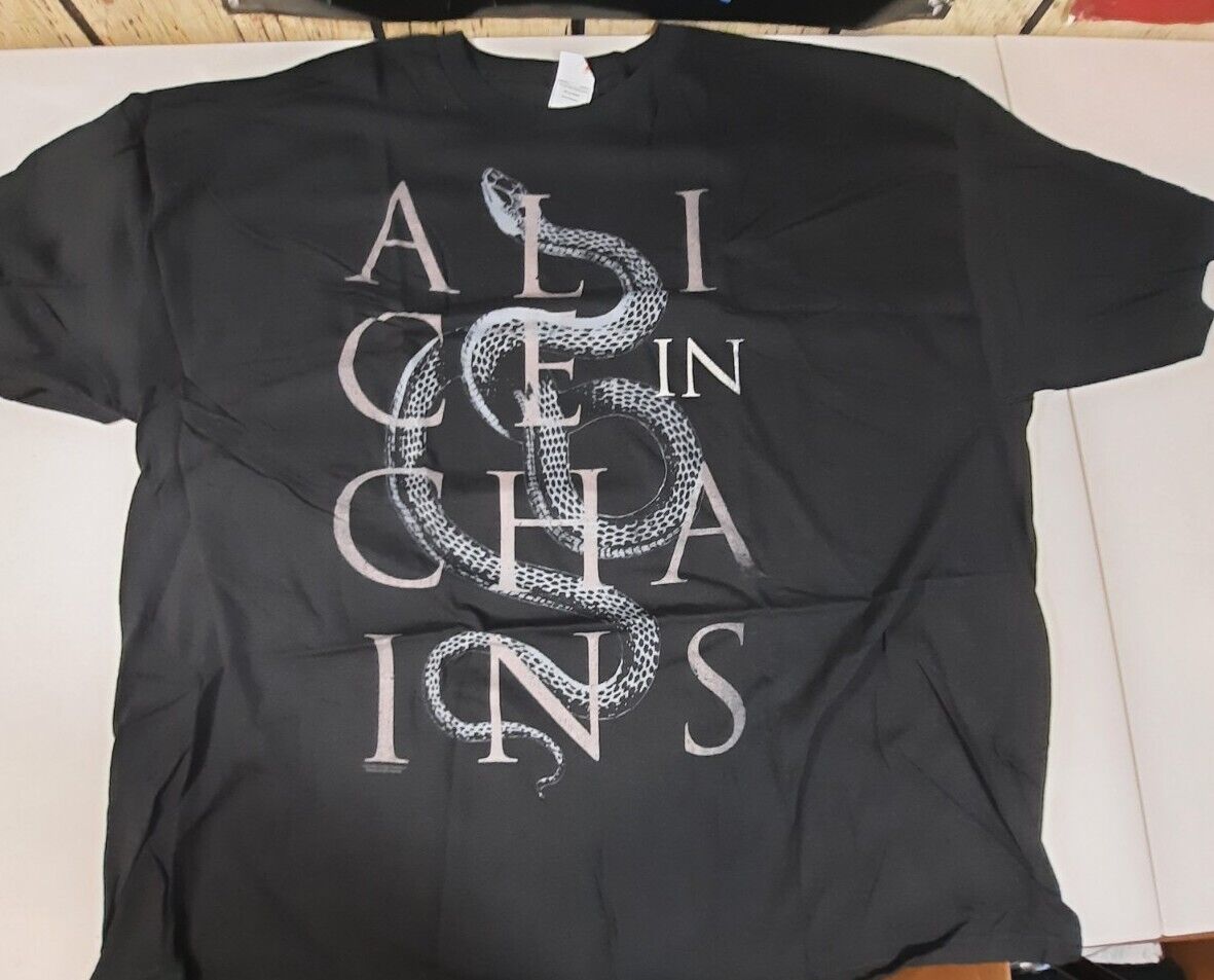 Alice In Chains Snake Band T Shirt 3XL | eBay Alice In Chains Snake Band T Shirt 3XL | eBay