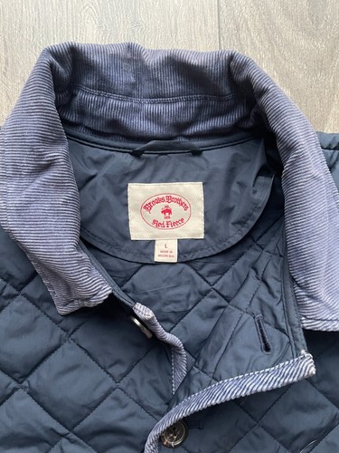 Brooks Brothers Red Fleece Corduroy Quilted Jacket Size L - Picture 2 of 4