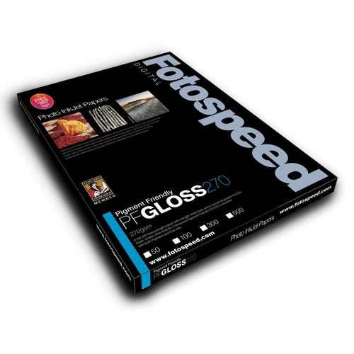 Fotospeed Pigment Adapté 270gsm Brillant Papier Photo A3 - 50 Feuilles Pro Jet