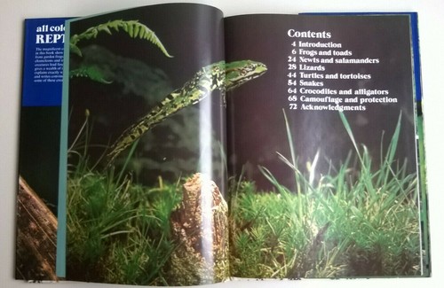 All colour book of REPTILES - Laurence Perkins - Octopus - 1974 - Neuf ! - Picture 6 of 12