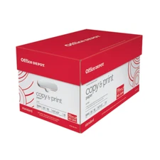 Office Depot 851001OD Copy and Print 20lb, Letter Size Paper - 10 Ream Case