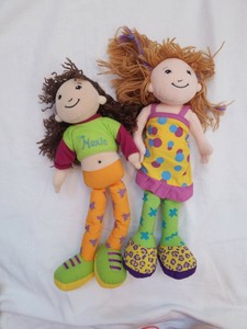 soft dolls with yarn hair