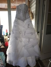 New Wedding Dress Sz 8 David's Bridal Never Worn New Rehersal Dress/Other Sz 6