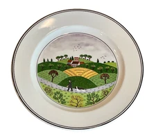 Villeroy & Boch Design Naif Salad Plate Laplau 6 Hunter and Dog   8.25"  PQ