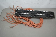  CNAweb 48 Port Cat5e 2U Rackmount 110 RJ45 Network Patch Panel 568A 568B