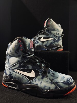 2014 Nike Air Command Force Bleached Denim (684715-002)BBall Sneakers Sz M/9.5