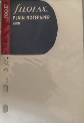 FILOFAX Organizer Nachfüllung Pocket Weiße Blätter