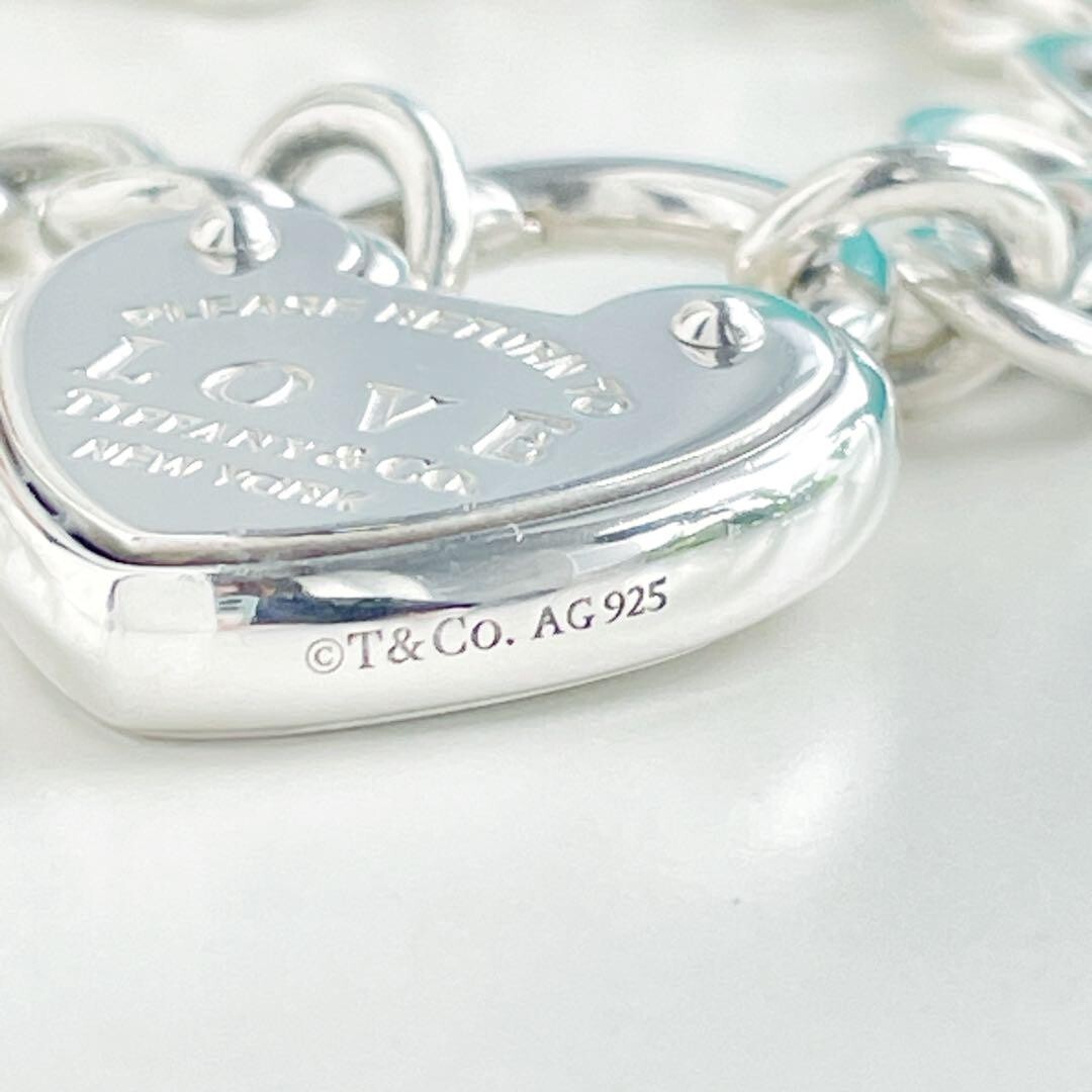 Tiffany sterling silver necklace Heart/Locket bracelet No