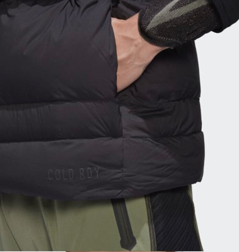adidas cold.rdy down vest small black Ft2424 - Picture 8 of 9