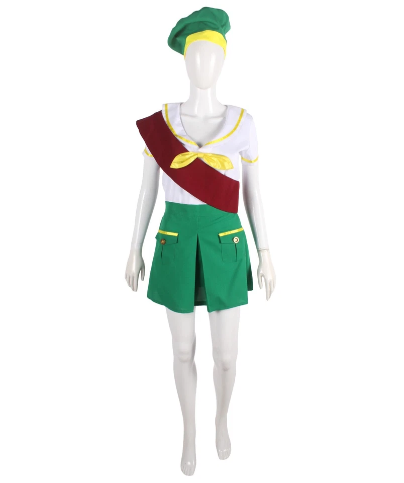 Disfraz de niña exploradora para mujer adulta, perfecto para Halloween, tela sintética, HC-1983 Foto 2 de 4