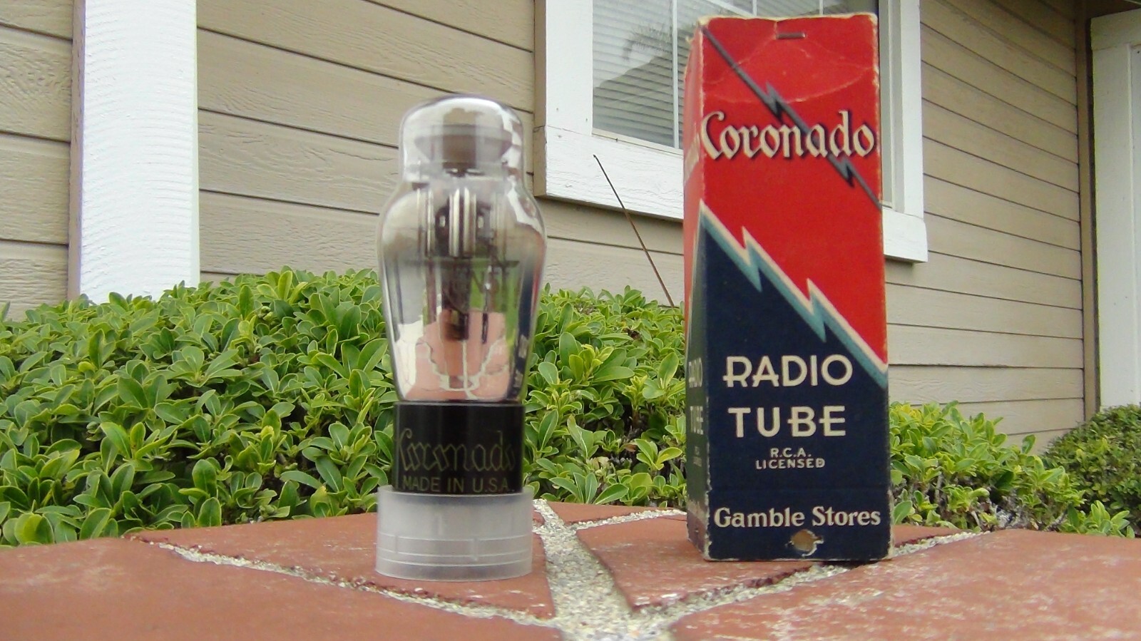 6AB5 6N5 ST Shape-NOS Coronado Tuning Eye Tube-Tested-Full Bright-Free ...