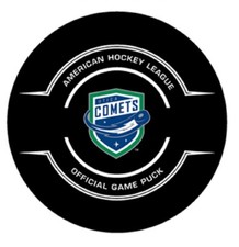 2019-21 - AHL GAME PUCK UTICA COMETS OFFICIAL - Canucks Affiiate - #LvRm#5L_#L1