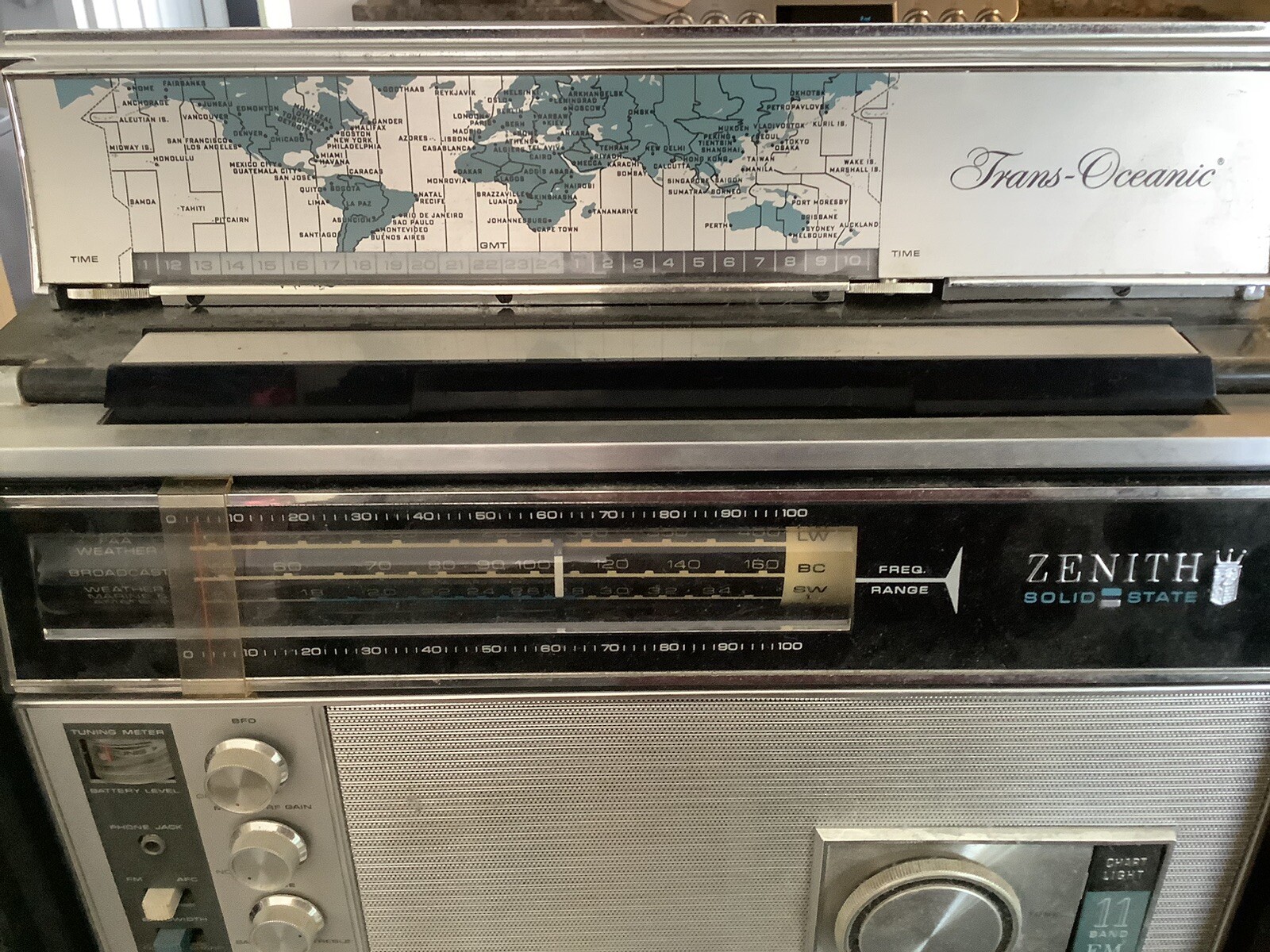 Zenith Royal 70001 TransOceanic 11 Band FM AM Solid State Radio eBay