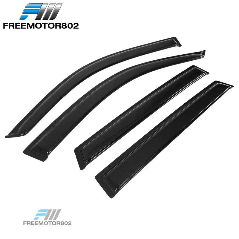 Juego de 4 piezas de viseras de ventana estilo delgado para Toyota RAV4 01-05 protector solar acrílico Foto 4 de 4