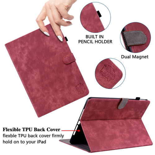 Leather Smart Case Flip Cover Fr iPad 10/9/8/7/6/5th Gen Pro Air 11 13 Mini 7th - Picture 38 of 86