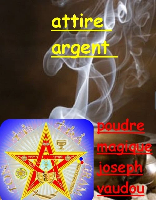 MONEY DRAWING POWDER - POUDRE ATTIRE ARGENT- POUDRE MAGIE VAUDOU