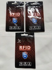 3 Pack (6 Total) RFID Sleeves Credit Card Protect Holder Theft Protection Wallet