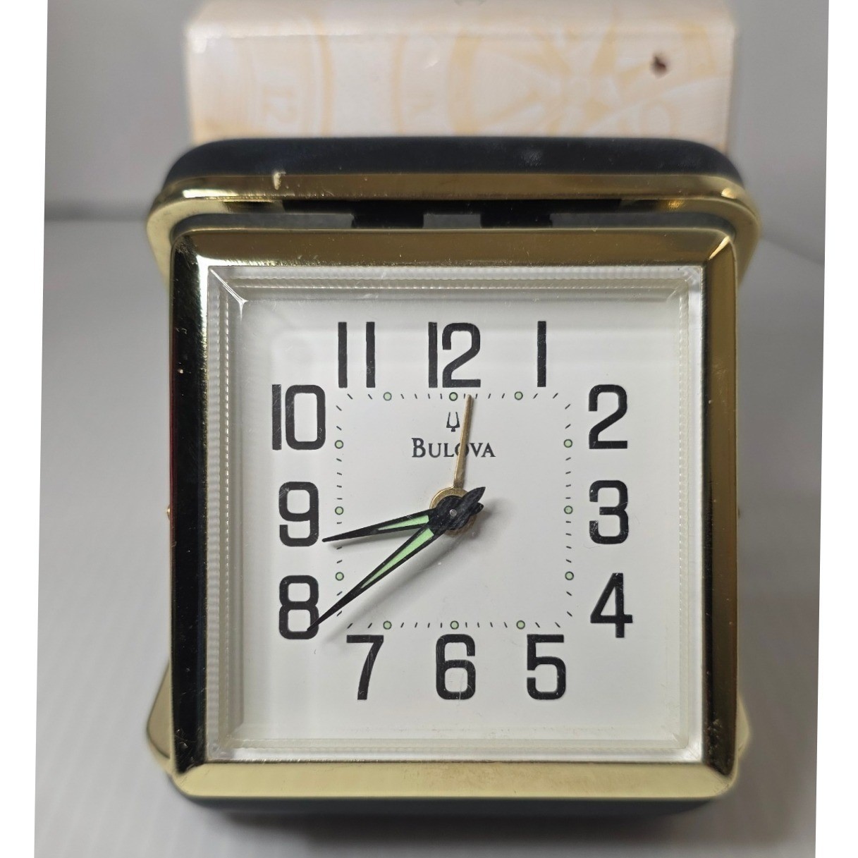 Bulova Travel Alarm Clock Model B6112 w/ Box Late 1990s&ndash;Ea
