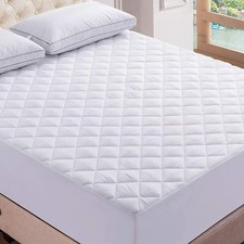 Extra Deep Quilted Mattress Protector 💯 Premium Mattress Fitted Sheet Bed Cover