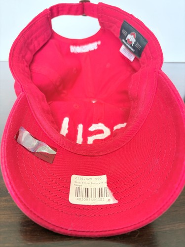 Ohio State University Buckeyes OSU Fan 1 Adjustable Hat Cap Unisex NCAA - Picture 2 of 3