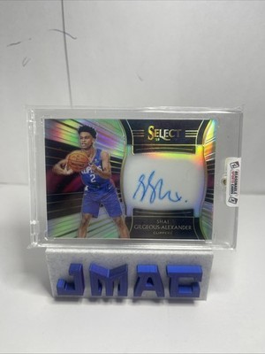 2018-19 Panini Select Shai Gilgeous-Alexander Rookie RC Auto #/199
