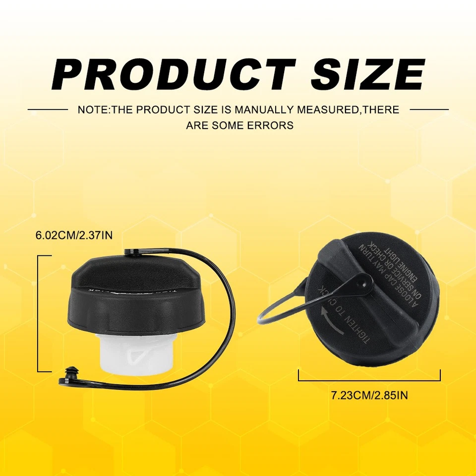 NUEVO para Dodge Ram 1500-4500 2003-2018 3.6, 3.7, 4.7, 5.7 tapa de gasolina 52030377AB E Foto 3 de 4