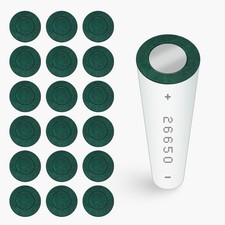 216PCS 26650 Lithium Battery Insulator Rings, Highland Barley 26650, Green