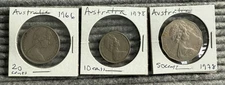 Australian Coin Lot 10 20 50 Cents 1966-1978 Lot #114