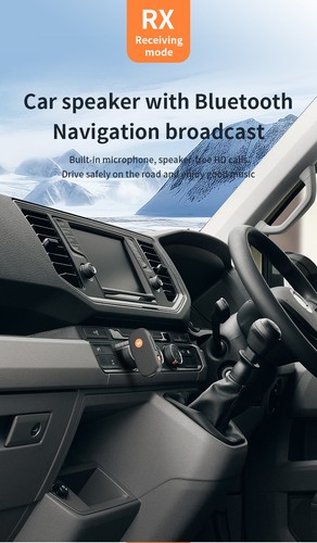 2 in 1 Bluetooth 5.3 Transmitter Receiver Wireless Audio 3.5mm AUX Adapter - Afbeelding 9 van 17
