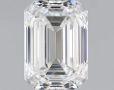 Cert. GIA 1.51 CT Emerald Cut Natural Mined Diamond Loose D color VVS2 clarity