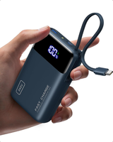 45W Power Bank, Ultra Klein 20000Mah Mit Integriertem USB-C Kabel