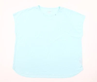Dunnes Stores Women's Blue XL Basic Sleeveless Sports T-Shirt - Image 1 of 4