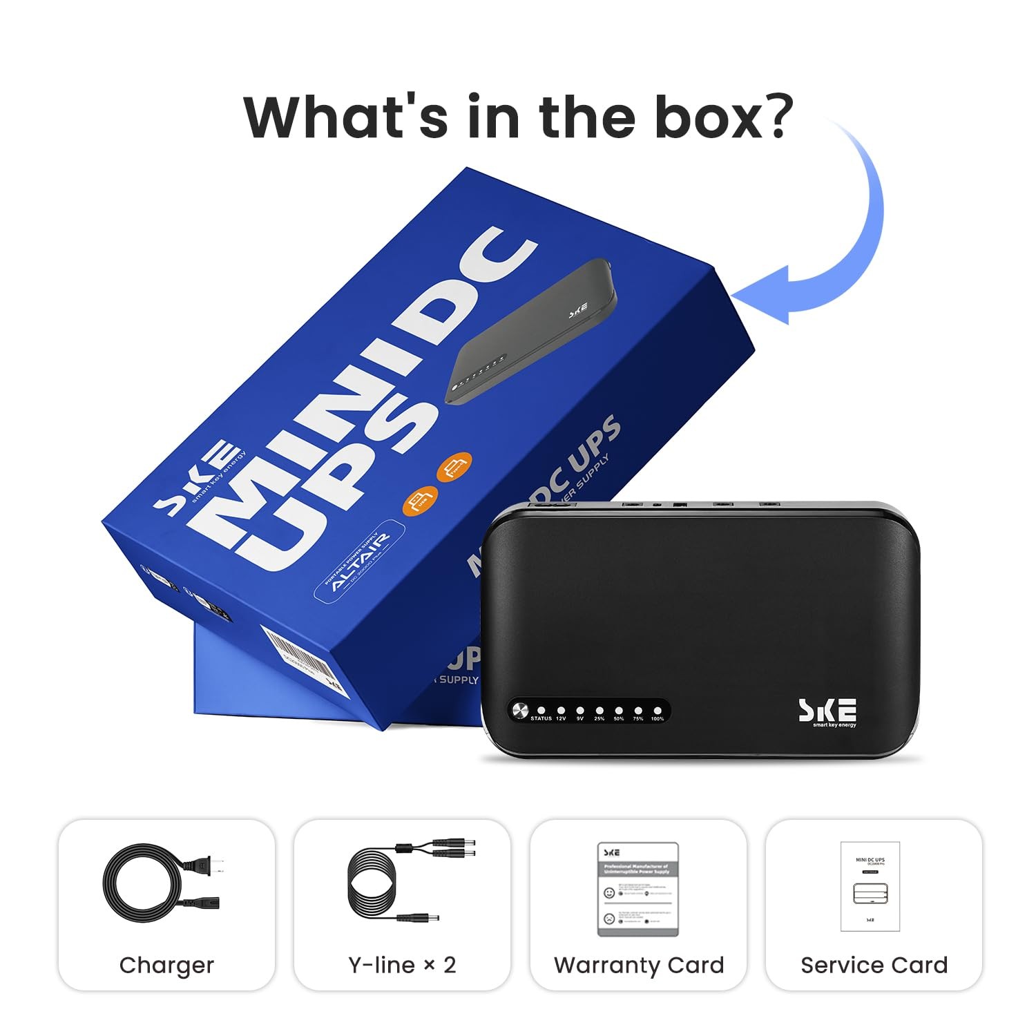 Mini UPS DC 20000mAh Battery Backup & Surge Protector Uninterruptible Power S...