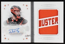 2016 Panini National Treasures Nickname 3/5 Buster Posey #SBMS-BP Auto 0b0