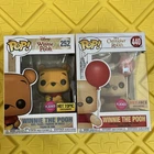 Funko Pop Disney Winnie the Pooh Flocked Box Lunch Exclusive Lot