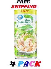 Great Value Chunk Chicken Breast, 12.5 Ounce Can 4 Pack